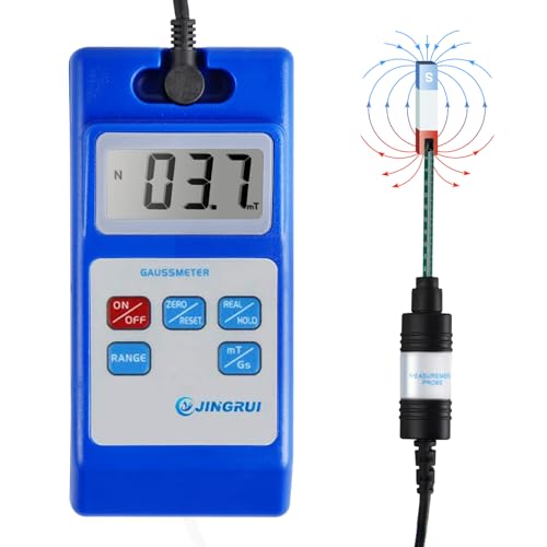 YJINGRUI ガウスメーター デジタル WT103五級精度 磁場測定器 磁場強度検出器 テスラメーター 0-200-2000mTの測定範囲 高精度±2-5% 磁力測定 WT103五級精度